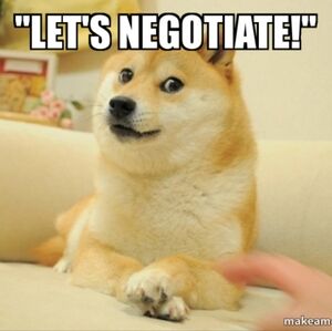 I'm ready to negotiate!